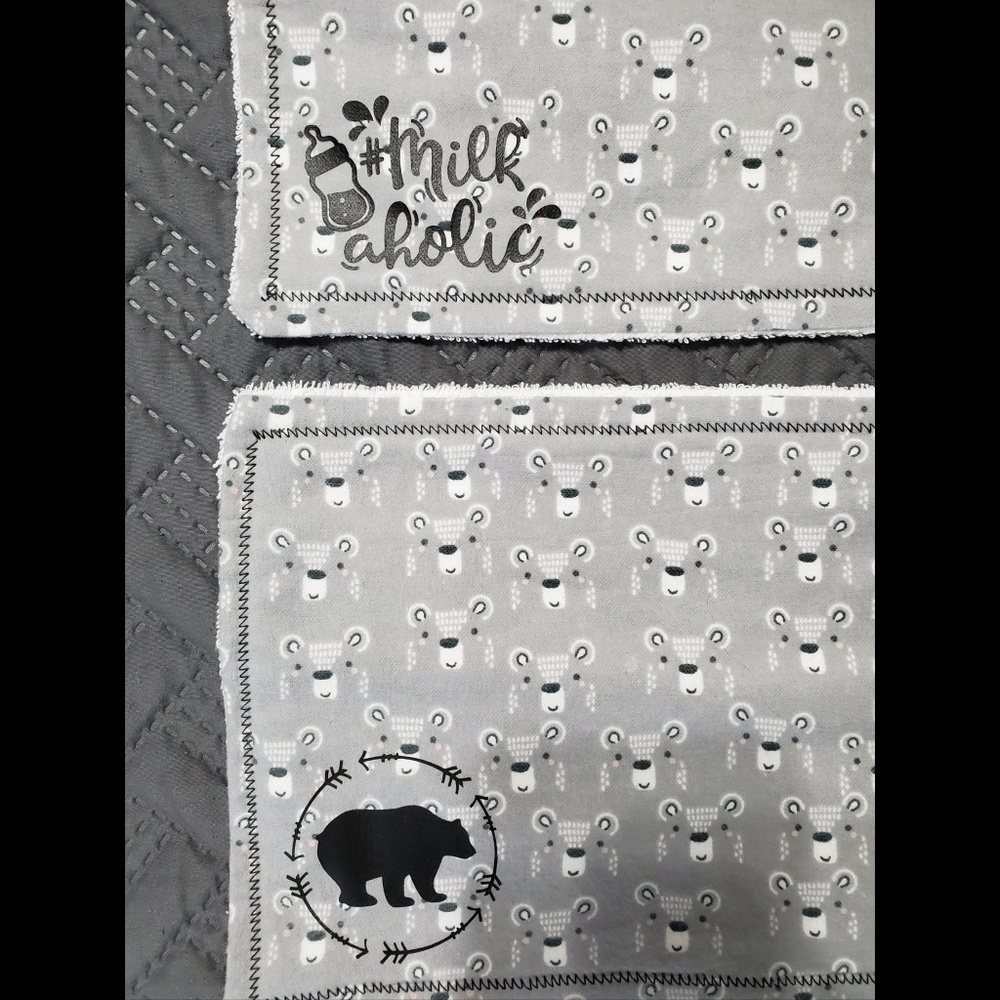 Handmade Baby Burpcloth Rag - Picture 3 of 3